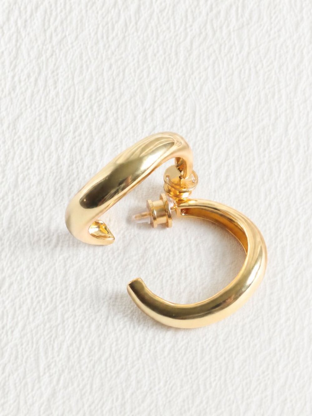 Julie Vos Wave gold hoop earrings NEW